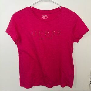 GUESS | Cotton Pink T-Shirt | size XS
